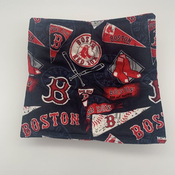 MLB Red Sox Microwave Cozy Bowl Holder Handmade - Picture 4 of 7